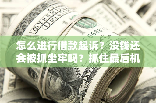 济南怎么进行借款起诉？没钱还会被抓坐牢吗？抓住最后机会！