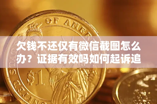 济南欠钱不还仅有微信截图怎么办？证据有效吗如何起诉追回欠款？