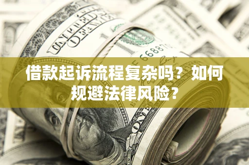 济南借款起诉流程复杂吗？如何规避法律风险？