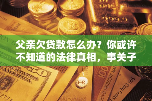 济南父亲欠贷款怎么办？你或许不知道的法律真相，事关子女未来