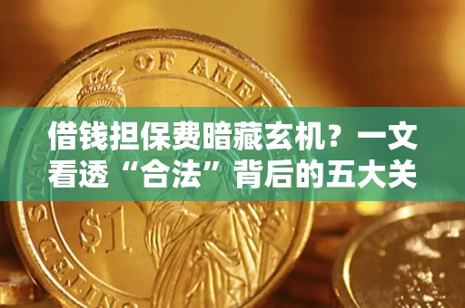 济南借钱担保费暗藏玄机？一文看透“合法”背后的五大关键陷阱