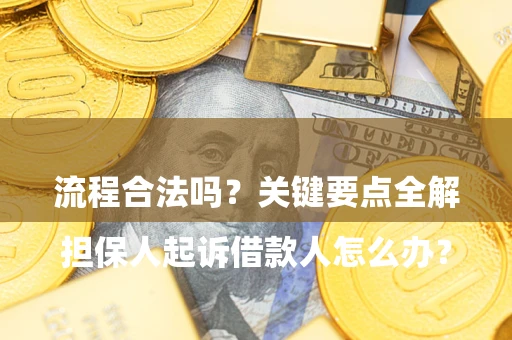 济南

担保人起诉借款人怎么办？流程合法吗？关键要点全解析
